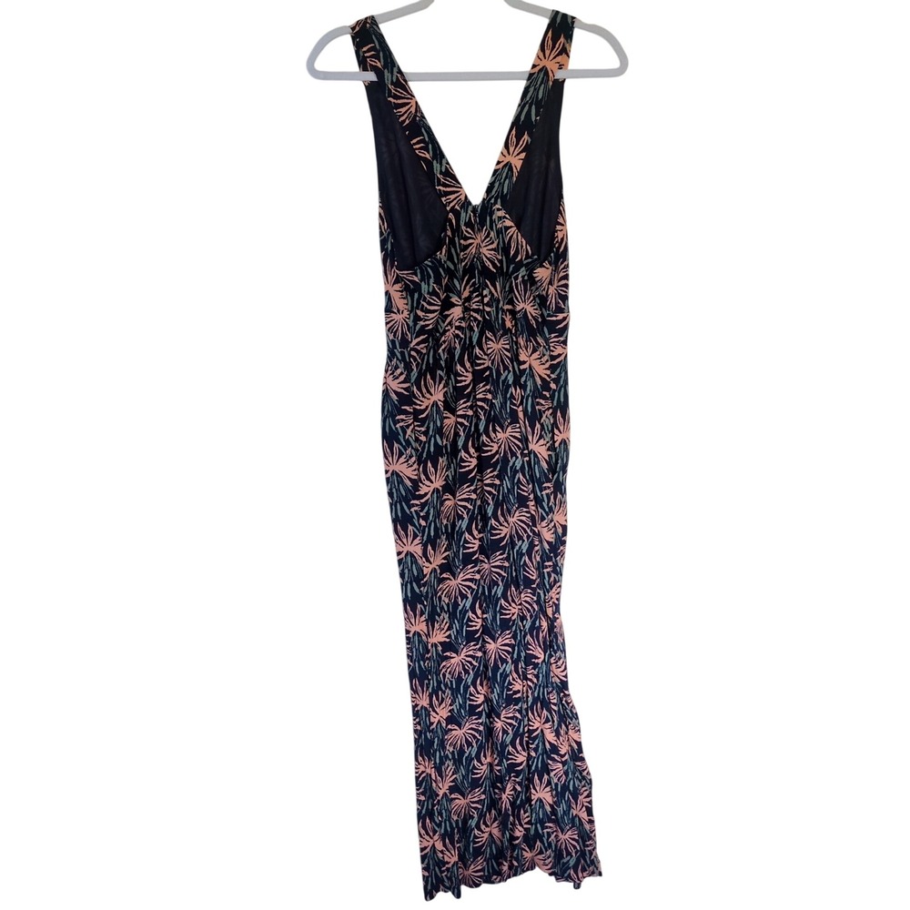 Madewell Oasis Palms Wide Leg Jumpsuit V Back Tropical Resort 6 Beachy Coastal - Picture 4 of 11